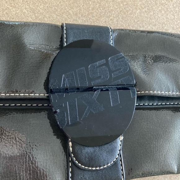 Miss Sixty Clutch, Y2K, Glossy, Antrasit and Black Bag - Picture 6 of 6